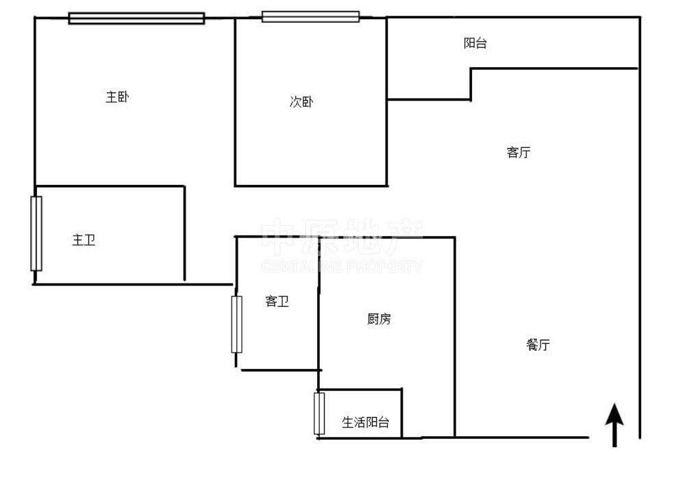 渝北区汽博旁隆鑫鸿府清水2房2卫 业主诚心出售