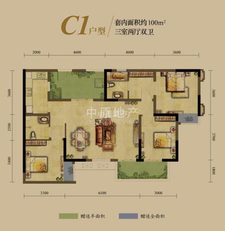 龙湖源著清水3房 正看中庭 低 市场价20万 随时看房