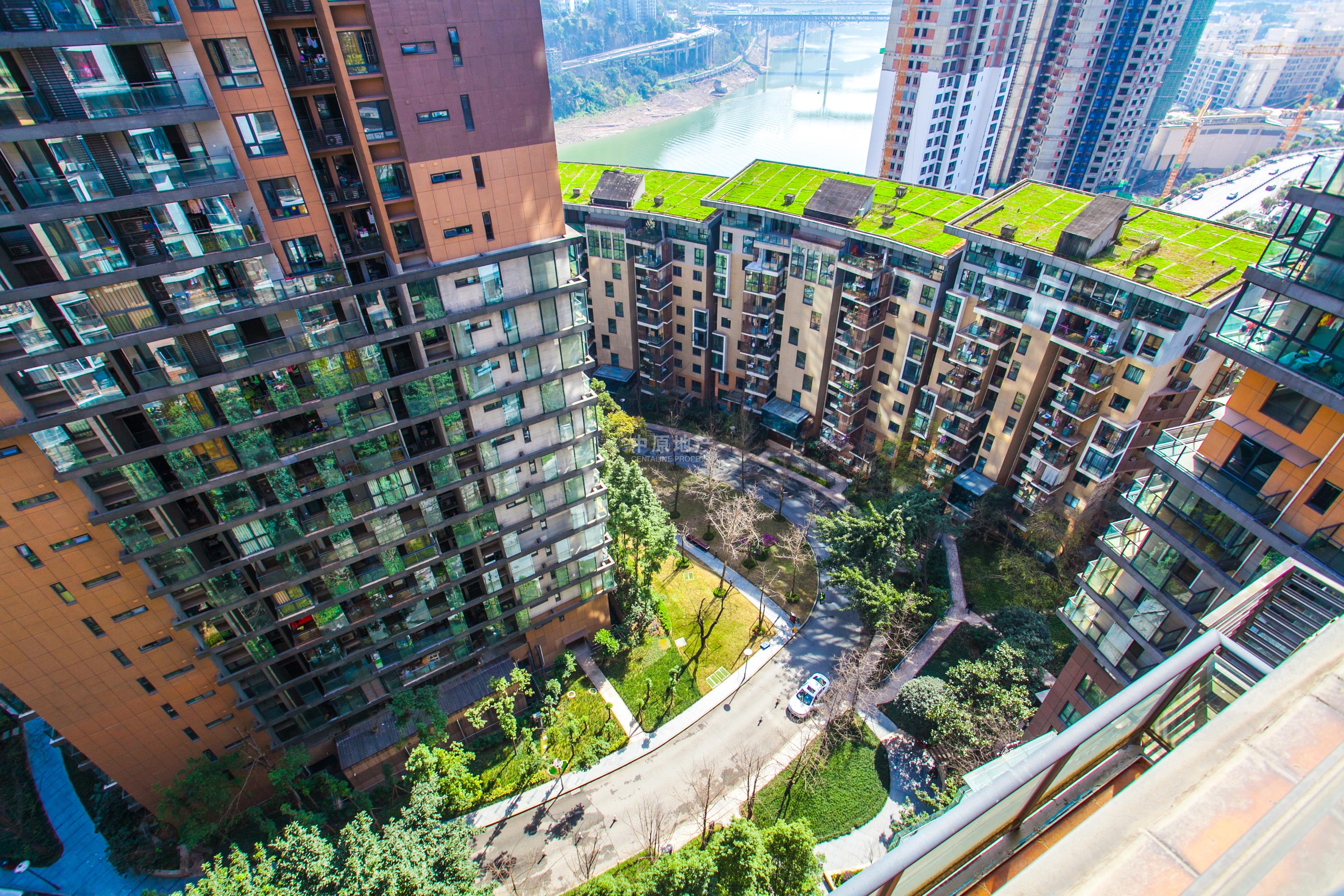 江北区 北滨路品质小区 龙湖春森彼岸豪华装修四房朝南看江