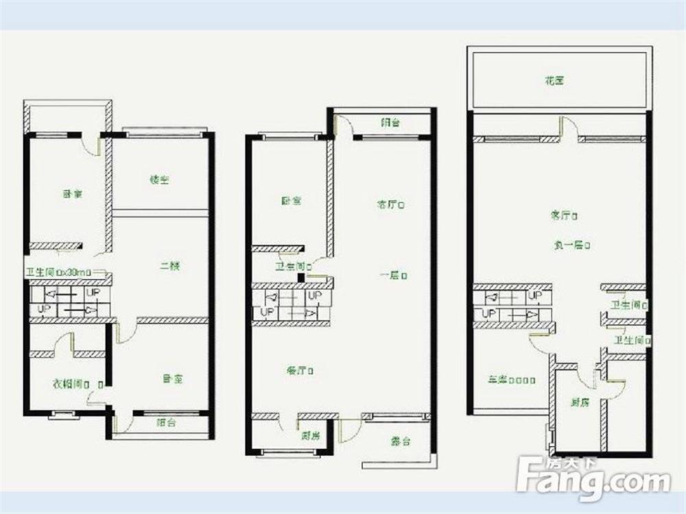 庆隆高尔夫惠风岸2+1户型，品质小区，带60平大花园带双车位